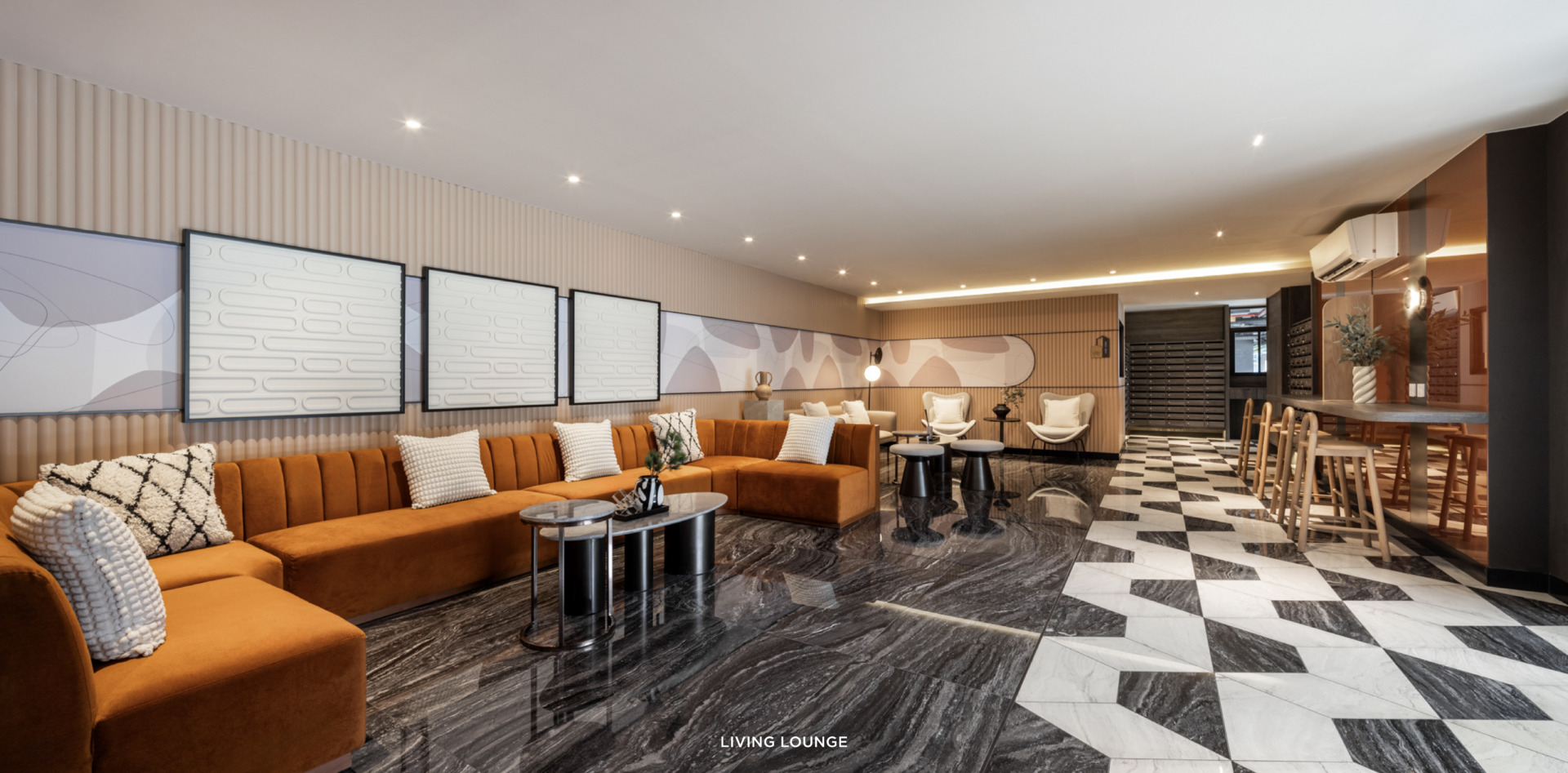Living lounge building a